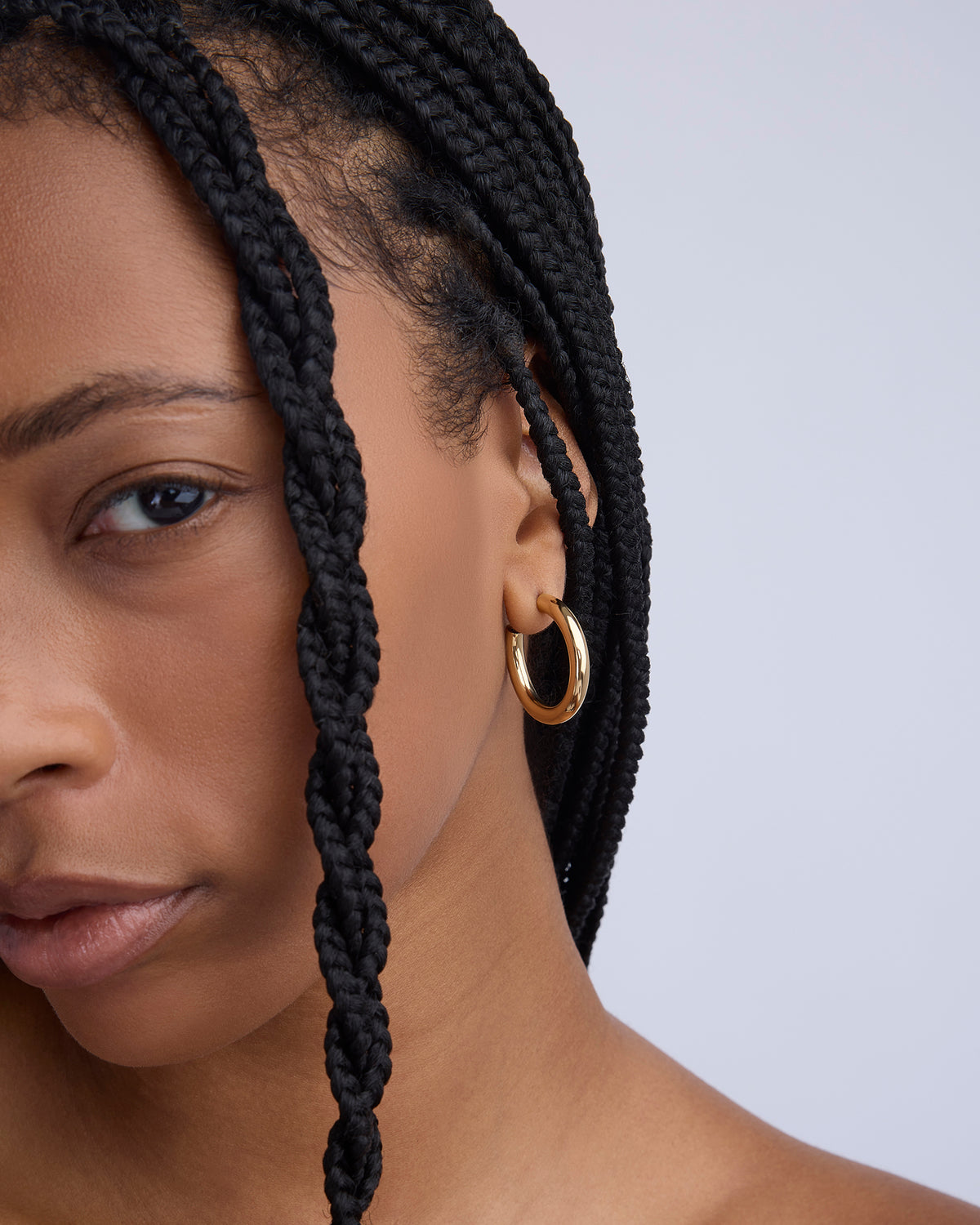 Lilly Huggies in 14K Yellow Gold